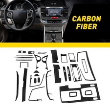 31X Carbon Fiber Car Accessories Interior Trim Cover for Honda Accord 2013-17 EH picture