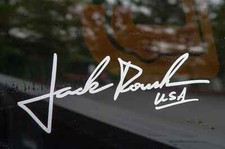 Jack Roush signature window stickers 6