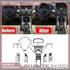 27PCS Real Carbon Fiber Full Kits Interior Cover Trim Set For Acura TL 2009-2014 picture
