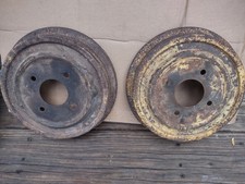 Original Set of Good Used Rear Brake Drums for a 71-75 Chevy Vega. picture