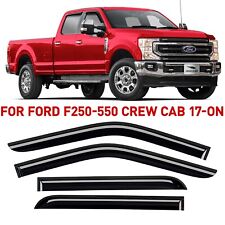 Rain Guards Vent Visors Shade for 17-24 Ford F250-F550 Super Duty SuperCrew picture