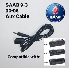 SAAB 9-3 2003-2006 AUX Adapter Cable 3.5mm Jack Auxiliary Input Interface  picture