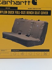 Carhartt RS1435 Universal Nylon Duck Full Size Bench Seat Cover - Brown NEW picture