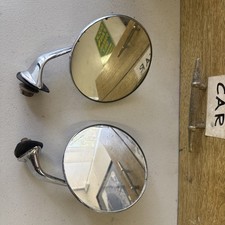 VINTAGE OEM LUCAS JAGUAR Left & Right SIDE VIEW MIRROR ORIGINAL Wow picture