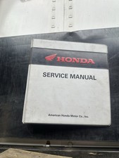 Honda Motorcycle Service Manual Binder Only 3