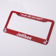 Jollibee Custom Painted License Plate Frame (1pc) picture