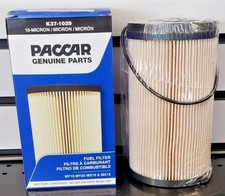 Genuine Paccar K37-1029 Fuel Filter OEM Cummins X15 X12 Kenworth Peterbilt picture