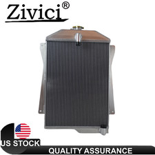 Radiator For 1940-1941 Chevy Special Deluxe Master 85 3.5L l6 All Aluminum 3 Row picture