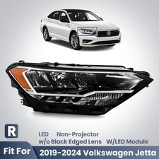 For 2019-2024 Volkswagen Jetta Non-Projector LED Headlight w/LED Module Right RH picture