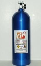 New 20LB Nitrous Bottle w/high flow valve, gauge and 8AN blow off fitting w/cap picture