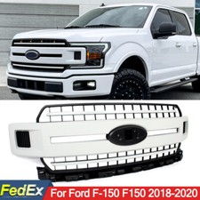 Oxford White Front Bumper Grille Grill For 2018 2019 2020 Ford F-150 F150 XL XLT picture