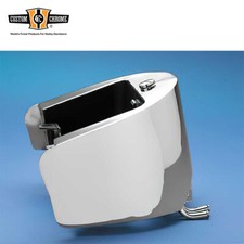 Chrome Oil Tank Santee Winged Center Fill Fits For Harley 1989-99 Softail models picture