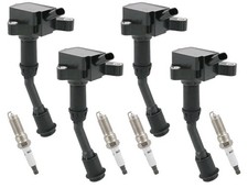 4PCS Ignition Coils & Spark Plugs & Wires For Ford Escape Fusion L4 1.5L UF735 picture