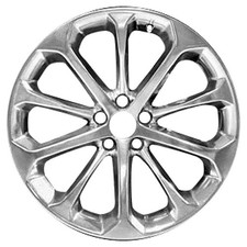 20x8 10 Spoke Refurbished Aluminum Wheel Metallic Polished 560-03927 picture