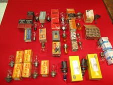 Vintage Lot of Automobile Bulbs Lucas Osram Hella Mazda Maxim 40s 50s 60s NOS picture