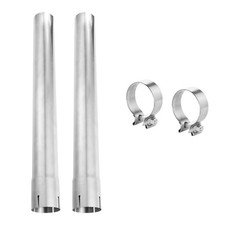 2pcs 3 Inch Stainless Steel Exhaust Tube 22.8