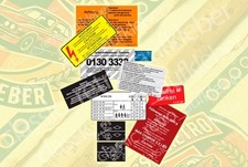 Restoration Sticker decals Set Compatible with BMW E24 M635CSI picture