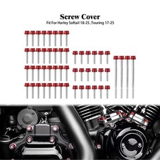 Red Engine Screw Bolt Kit Set Fit For Harley Touring 2017-2025 Softail 2018-2025 picture