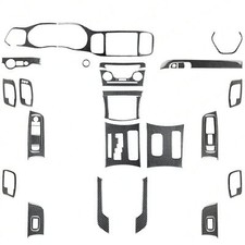 36Pcs Real Carbon Fiber Kits Whole Interior Trim Cover For Dodge Charger 2011-14 picture
