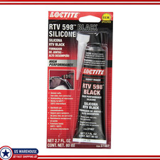 Black 598 RTV Silicone Gasket Maker, Sensor-Safe, Non-Corrosive, Flexible, Oil R picture
