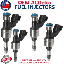 NEW OEM ACDelco x4 Fuel Injectors For 2011-17 Buick Chevrolet GMC 2.4L 2.0L 2.5L picture