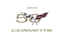 2003 Chevrolet Corvette Owners Manual User Guide picture