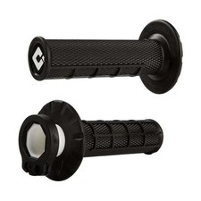 ODI Half Waffle V2 MX Lock-On Grips - 2 & 4-Stroke - Black H36HWB picture