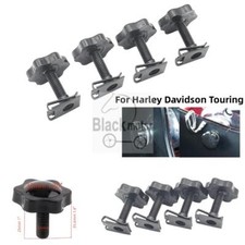 4X Saddlebag Lock Mounting Theft Deterrent Bolt Screw for Harley Davidson'93-'16 picture