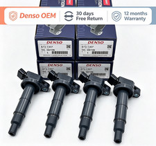 4X DENSO 673-1307  Ignition Coil for Toyota Camry 2002-2011 2.4 L4 90919-02244 picture
