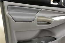 Fits 05-15 Toyota Tacoma Faux Leather Door Panel Armrest Cover Dark Gray picture