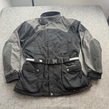 BMW Motorrad Modern Concept Jacket Mens 44L Black Motorcycle Padded Reflective picture