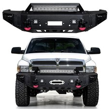 Vijay For 1994-2002 Dodge Ram 1500/2500/3500 Front Bumper with Lights and D-Ring picture