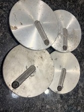 Four  VW VOLKSWAGEN CENTER CAP for Teardrop Wheels   321601149A  Shows wear picture