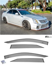 For 08-14 Cadillac Gen 2 CTS | EOS Visors Side Vent Window Deflectors Rain Guard picture
