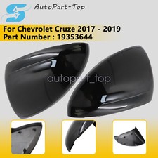 New LH & RH Mirror Cover Shell Cap Assemblies Fits Chevrolet Cruze 2017-2019 US picture