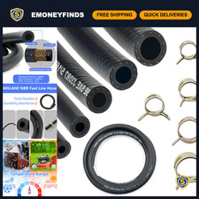 High-Performance Fuel Line Hose Kit 10FT, 5PCS + 25 Clamps, 300PSI, Reinforced R picture