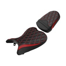 Black Red Driver & Passenger Seat Fit For Suzuki GSXR600 GSXR750 750 2006-2007 picture