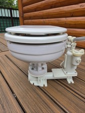 Raritan PHII Manual Compact Marine Toilet, White, Excellent Working Condition, picture