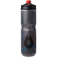 Hydrapak Polar Surge Ascent Insulated Water Bottle - 24oz, Black PGB24G15 picture