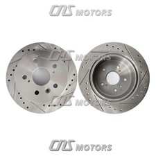 Discos de freno traseros perforados para Toyota Avalon Camry Corolla iM RAV4 picture