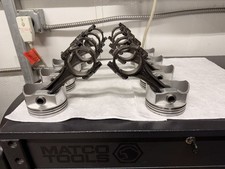 DSS Forged Pistons 302 306 SBF .030 Over Flat Top w/ Stock Forged Rods⁠ picture