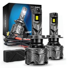 2PCS H7 LED Headlight Bulbs Kit High Low Beam 30000LM Super Bright 6500K White picture