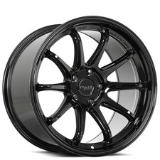 18x8.5/18x10.5 Katana Racing Wheels HR06 Gloss Black Rims (4pcs) A1 picture