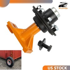 New Upgraded 8 x 6.5 Lug Superior Shipping Container Wheels Bolt-on Spindle Kit picture