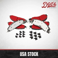 Doc's Diesel Front and Rear Brake Pads Kit Fits RAM 6.7L Cummins 09-18 picture