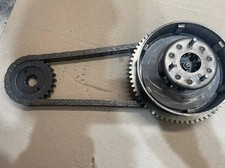 Harley Shovelhead Clutch Basket, Hub, Chain, Sprocket picture