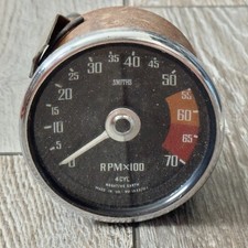 Vintage SMITHS 7000 RPM 4 Cylinder Tachometer RVI-1433/01 Untested Read picture