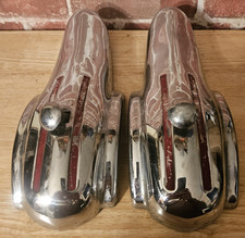 VINTAGE CHROME BUMPER GUARDS - ORIGINAL PARTS picture