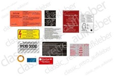 Restoration Sticker decals Set Compatible with E30 models picture