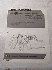 JOHNSON WORK HORSE OWNERS MANUAL TRACTOR LOADER MODEL 35 SERIES FORD 1900 B452 picture
